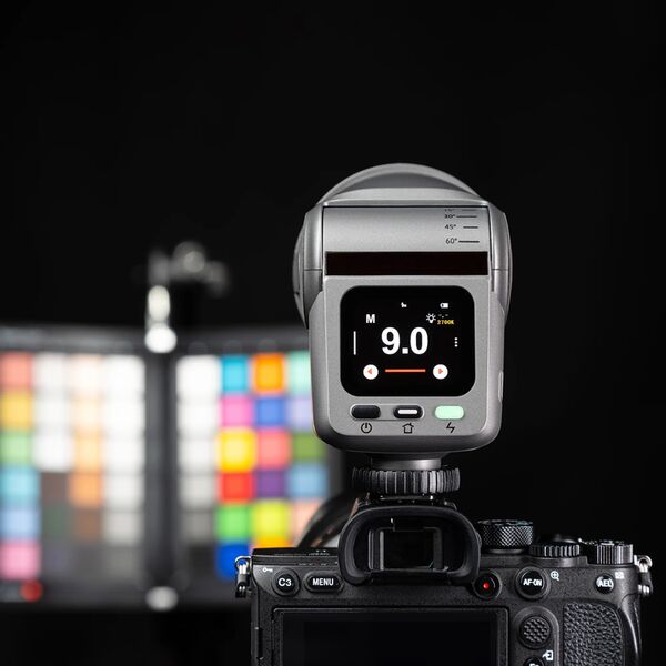 Rollei HS Freeze Q1 2-in-1 Blitzlicht und Bi-color Led-Dauerlicht  Sony