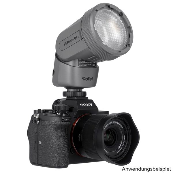 Rollei HS Freeze Q1 2-in-1 Blitzlicht und Bi-color Led-Dauerlicht  Sony