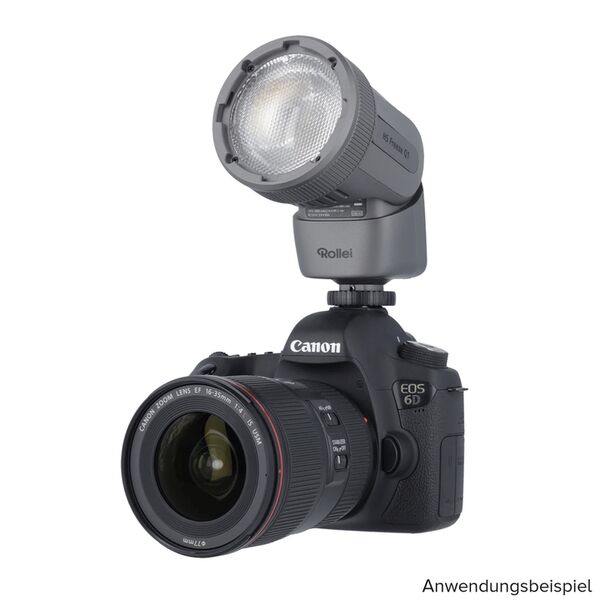 Rollei HS Freeze Q1 2-in-1 Blitzlicht und Bi-color Led-Dauerlicht  Universal