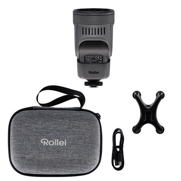 Rollei HS Freeze Q1 2-in-1 Blitzlicht und Bi-color Led-Dauerlicht  Universal