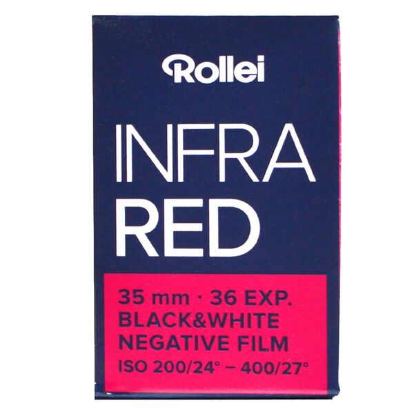 Rollei Infrared 135-36 SW-Negativfilm für Infrarotfotografie  ISO 400