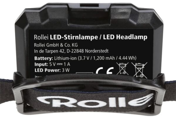 Rollei LED-Stirnlampe 