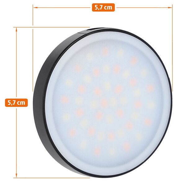 Rollei magnetisches Smartphone-Licht Bi-Color - Rund 