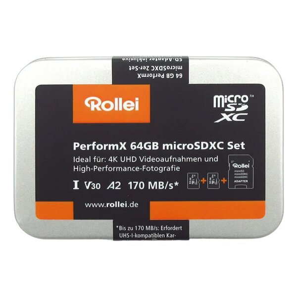 Rollei Micro SD-Card Set  64GB