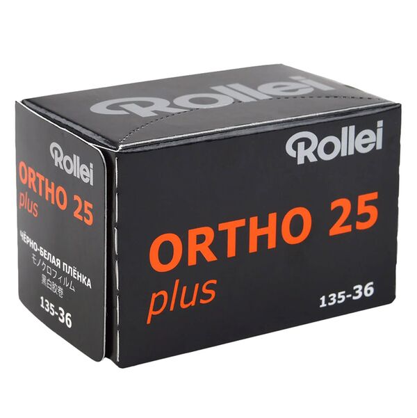 Rollei Ortho plus 135-36 SW-Negativfilm  ISO 25