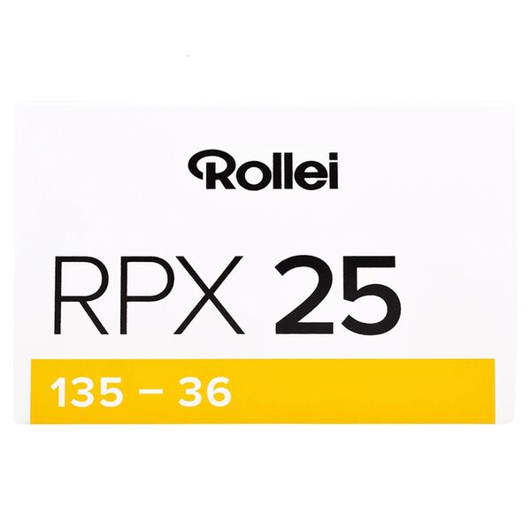 Rollei RPX135-36 SW-Negativfilm  ISO 25