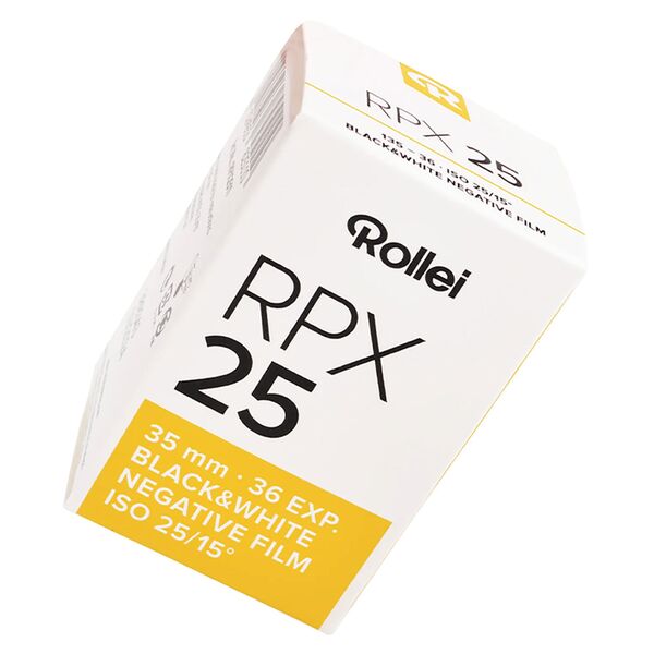 Rollei RPX135-36 SW-Negativfilm  ISO 25