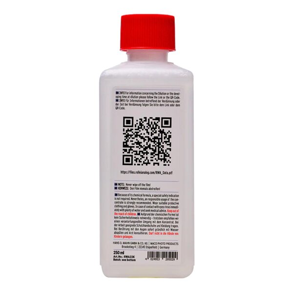 Rollei RWA c Netzmittel 250ml 