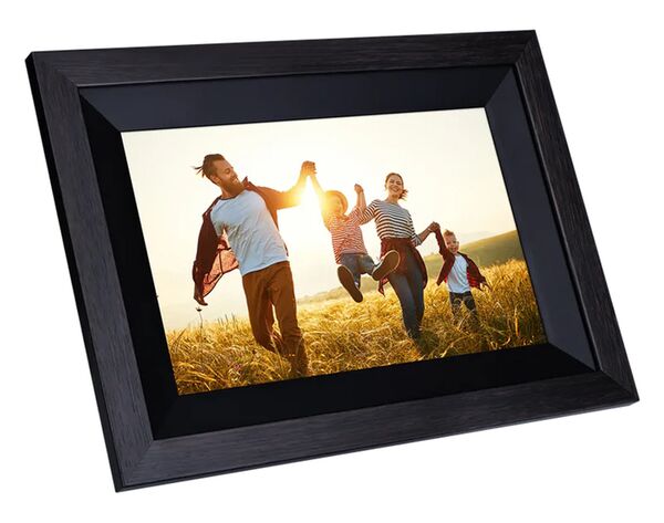 Rollei Smarter Bilderrahmen WiFi 105 Holzoptik  schwarz