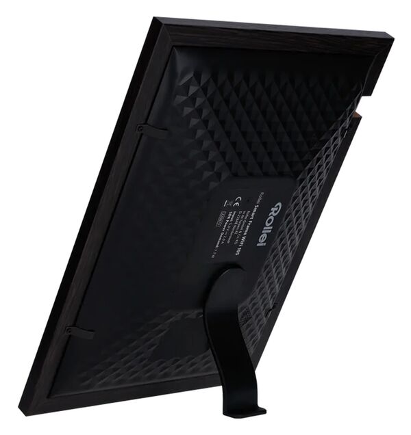 Rollei Smarter Bilderrahmen WiFi 105 Holzoptik  schwarz