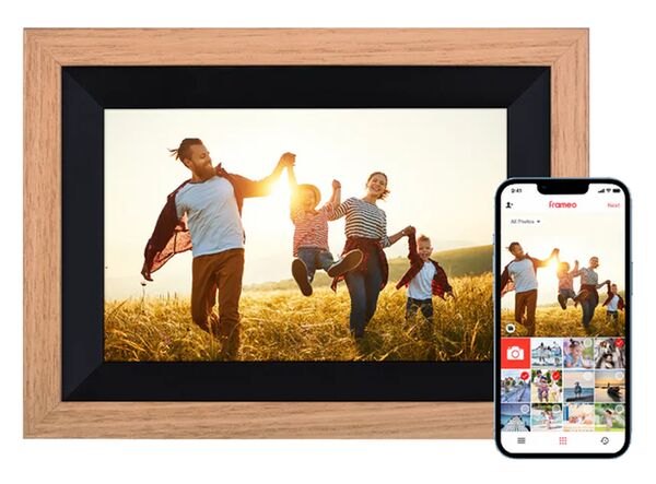 Rollei Smarter Bilderrahmen WiFi 105 Holzoptik  braun
