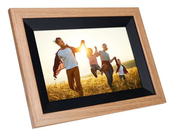 Rollei Smarter Bilderrahmen WiFi 105 Holzoptik  braun