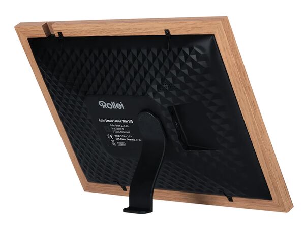Rollei Smarter Bilderrahmen WiFi 105 Holzoptik  braun