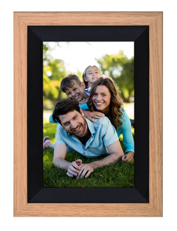 Rollei Smarter Bilderrahmen WiFi 105 Holzoptik  braun