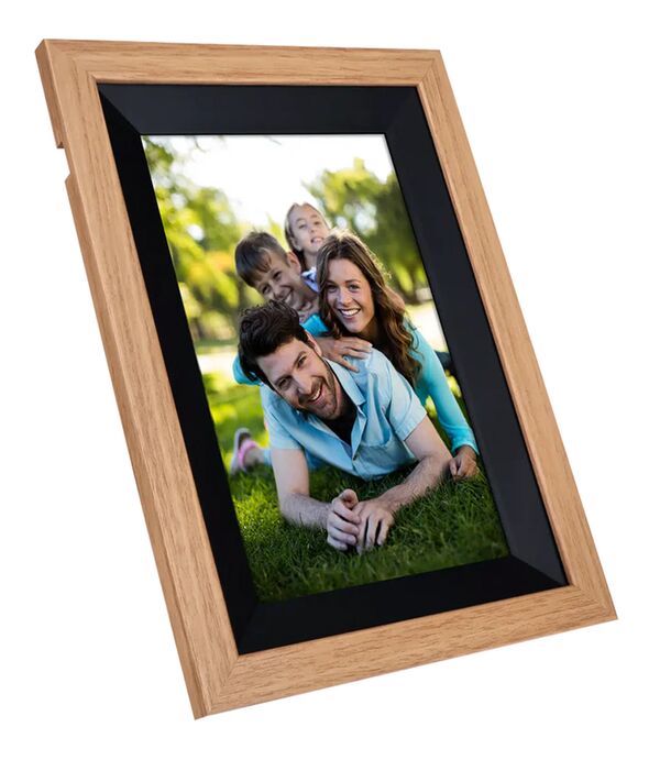 Rollei Smarter Bilderrahmen WiFi 105 Holzoptik  braun