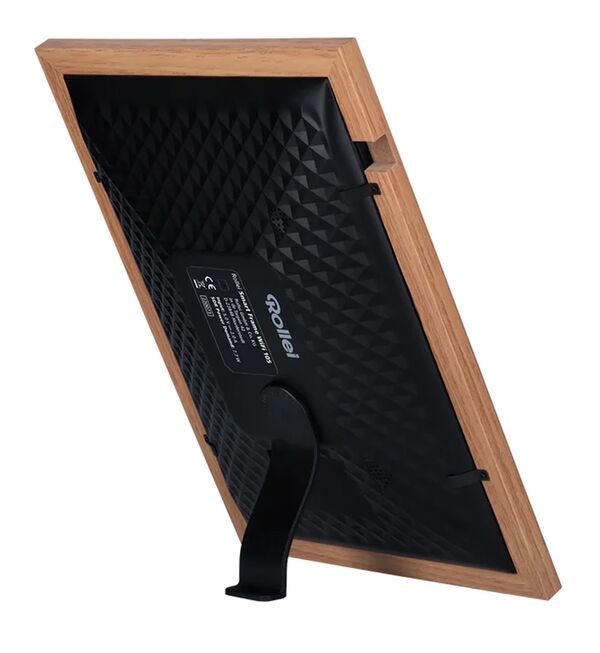 Rollei Smarter Bilderrahmen WiFi 105 Holzoptik  braun