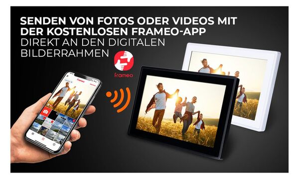 Rollei Smarter Bilderrahmen WiFi  schwarz 100