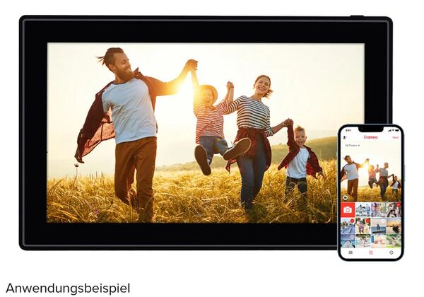 Rollei Smarter Bilderrahmen WiFi  schwarz 150