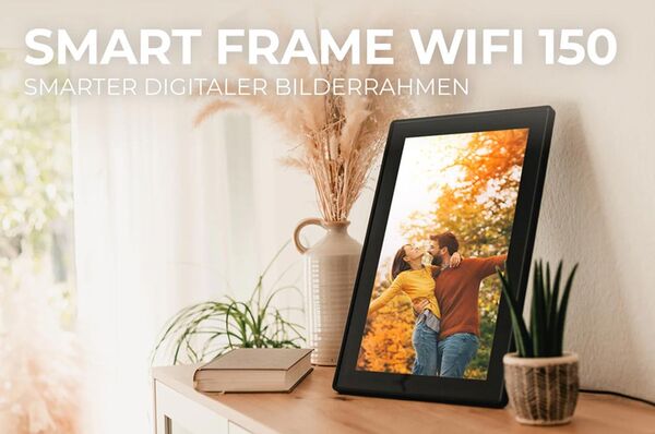 Rollei Smarter Bilderrahmen WiFi  schwarz 150