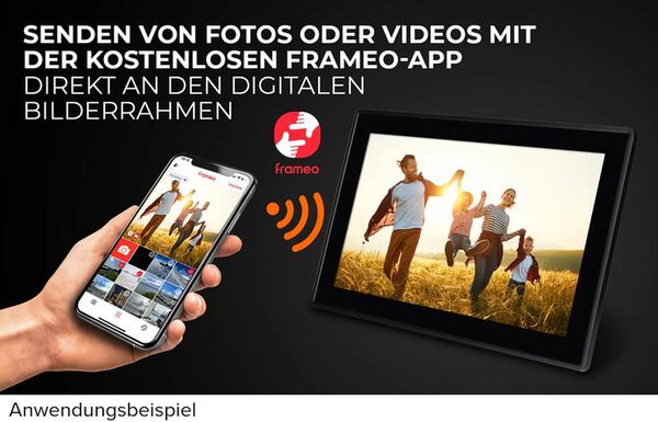 Rollei Smarter Bilderrahmen WiFi  schwarz 150