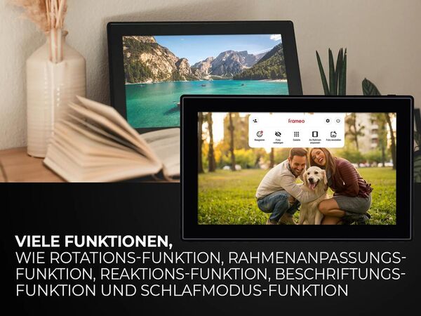 Rollei Smarter Bilderrahmen WiFi  schwarz 150