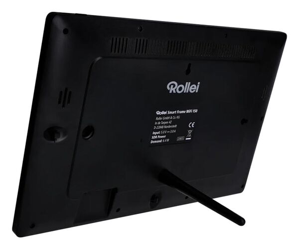 Rollei Smarter Bilderrahmen WiFi  schwarz 150