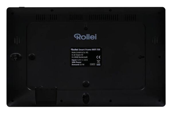 Rollei Smarter Bilderrahmen WiFi  schwarz 150