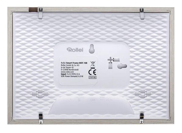 Rollei Smarter Bilderrahmen WiFi  weiß 108