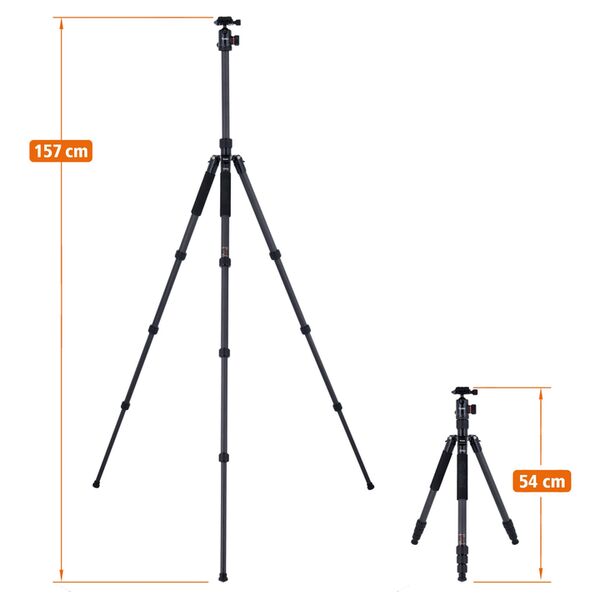 Rollei Stativ C6i Carbon  schwarz