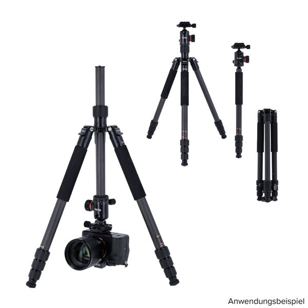 Rollei Stativ C6i Carbon  schwarz