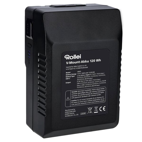 Rollei V-Mount Akku  120 Wh