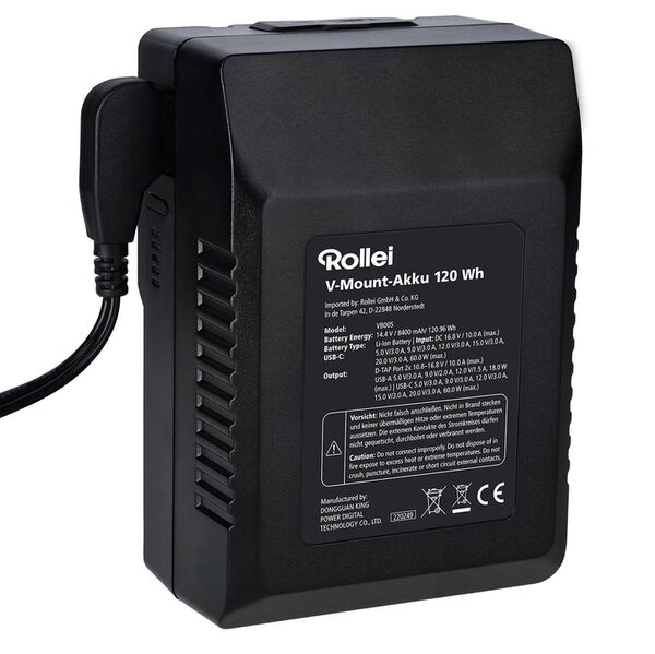 Rollei V-Mount Akku  120 Wh