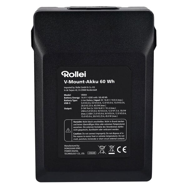 Rollei V-Mount Akku  60 Wh