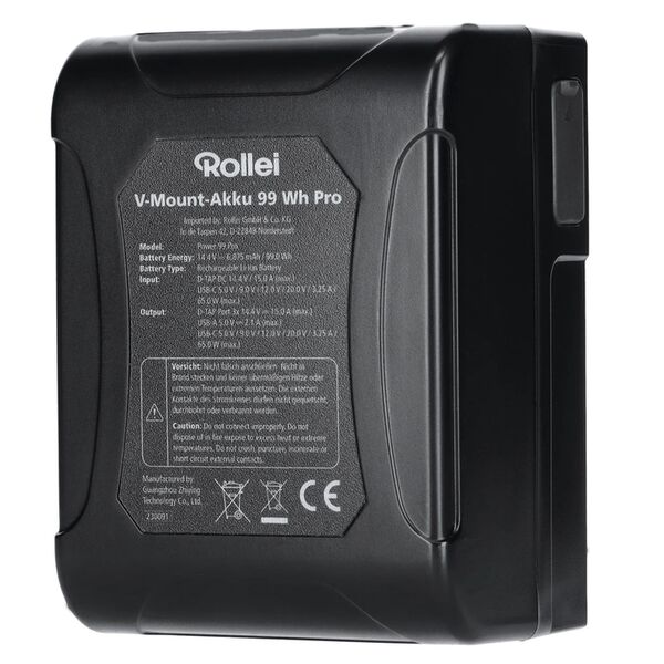 Rollei V-Mount Akku 99Wh Pro 