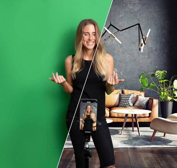 Rollei X-Drop Hintergrund 3,0m  grau