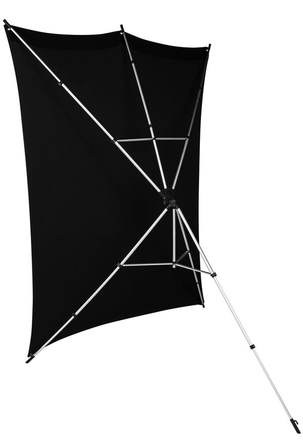 Rollei X-Drop Hintergrundstativ + Hintergrund 2,1m  schwarz