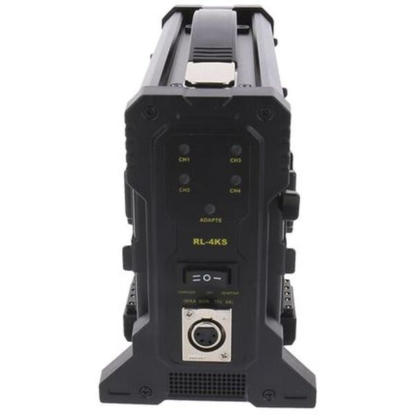 Rolux Akkulader RL-4KS für 4 x V-Mount Akku 