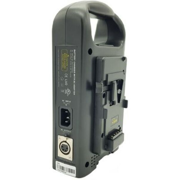 Rolux Doppel-Akkulader RL-2KS für V-Mount Akku 