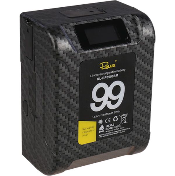 Rolux Smart V-Mount Akku RL-BP0990SM 99Wh 14,4V 6875mAh 