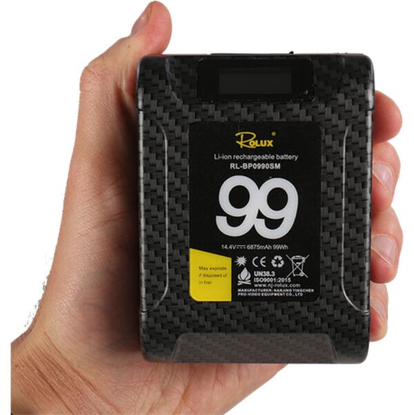 Rolux Smart V-Mount Akku RL-BP0990SM 99Wh 14,4V 6875mAh 