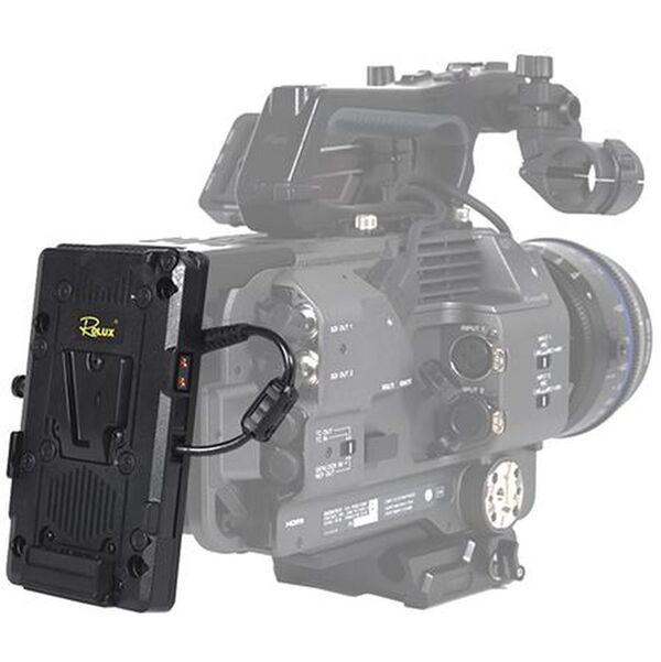 Rolux V-Mount Akkuhalter RL-GDX9 für Sony FX9 