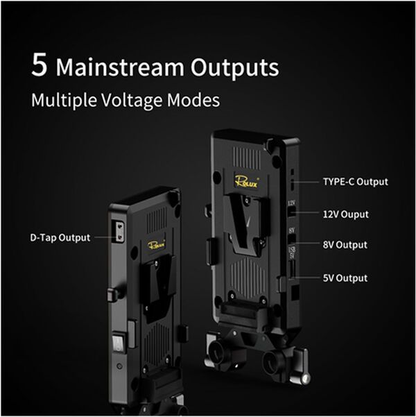 Rolux V-Mount Akkuhalter RL-VP1 
