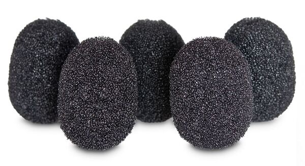 Rycote Lavalier Foams Black (1 pack of 5) 