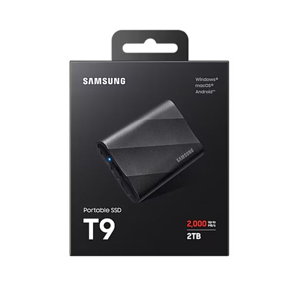 Samsung SSD T9 USB-C, externe Festplatte  2 TB schwarz