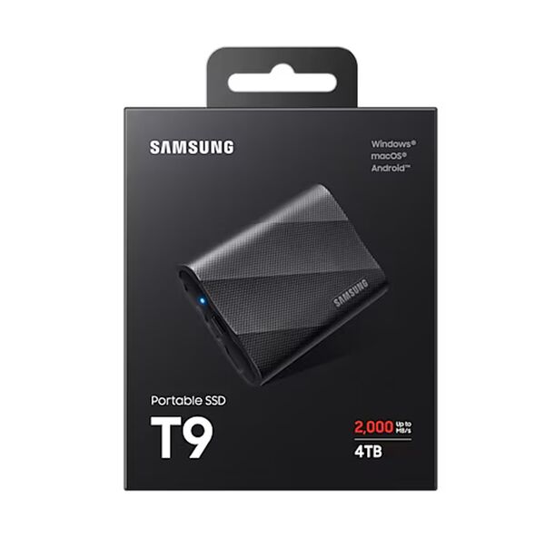 Samsung SSD T9 USB-C, externe Festplatte  4 TB schwarz
