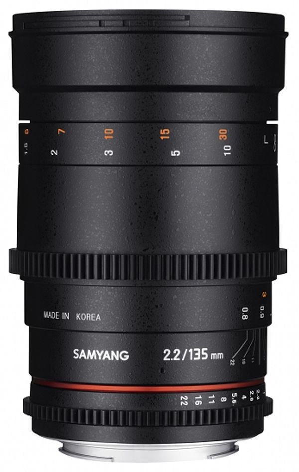 Samyang 135mm T/2,2 VDSLR ED UMC  Canon EF