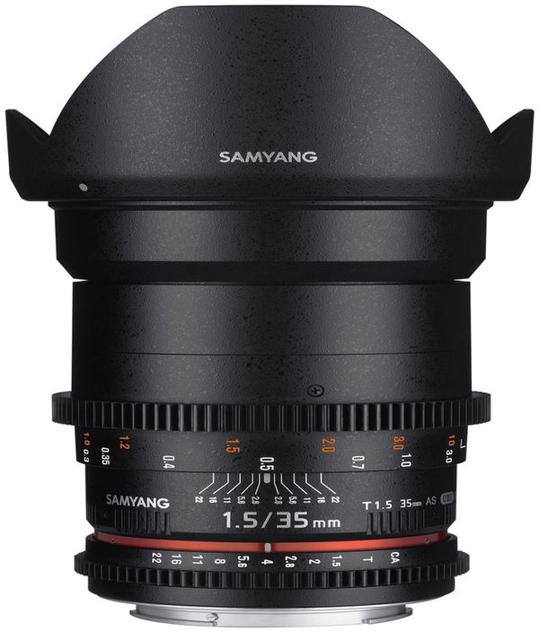 Samyang 35mm f/1,5 Video DSLR II  Nikon FX