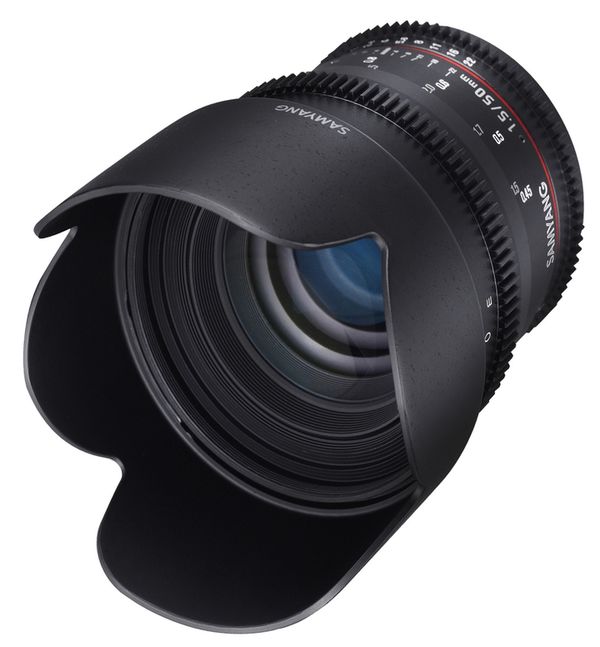 Samyang 50mm T/1,5 Video DSLR  Micro Four Thirds