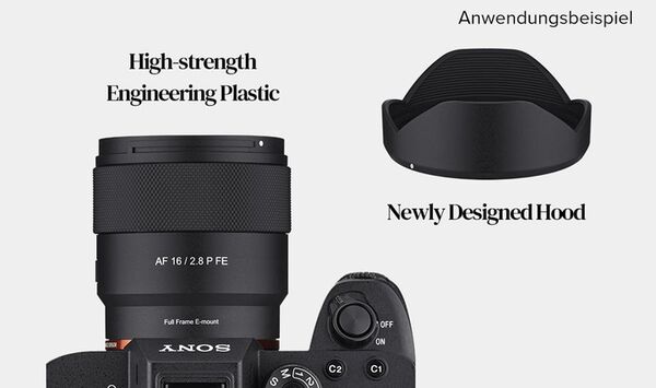 Samyang AF 16mm f/2.8 P   Sony FE-Mount