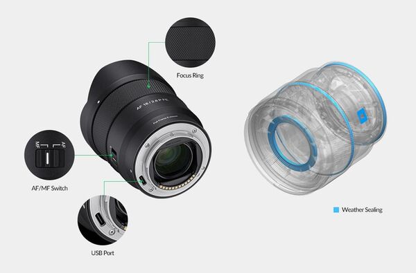 Samyang AF 16mm f/2.8 P   Sony FE-Mount